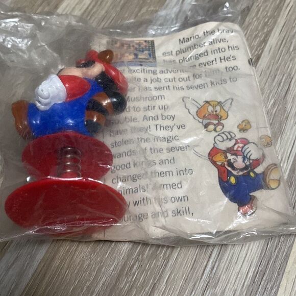 Nintendo Mario Brothers 3 vintage McDonald’s Toy Mario on pop up toy display - Picture 7 of 9